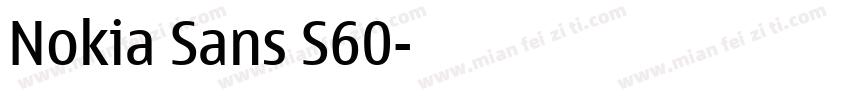 Nokia Sans S60字体转换